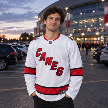 Carolina Hurricanes tricou de hochei Breakaway Alternate Jersey white