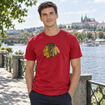 Chicago Blackhawks tricou de bărbați Primary Logo Graphic T-Shirt - VALUE