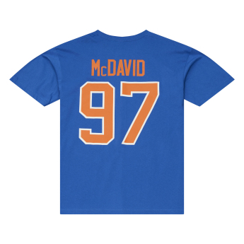 Edmonton Oilers tricou de bărbați NHL Connor McDavid #97 N&N Classic Tee