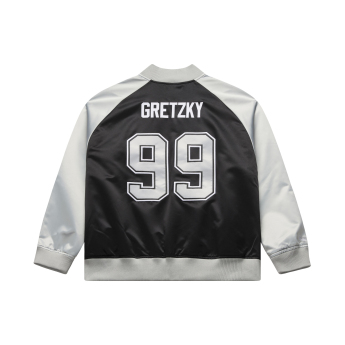 Los Angeles Kings geacă de bărbați NHL Wayne Gretzky #99 Player Lightweight Satin Jacket