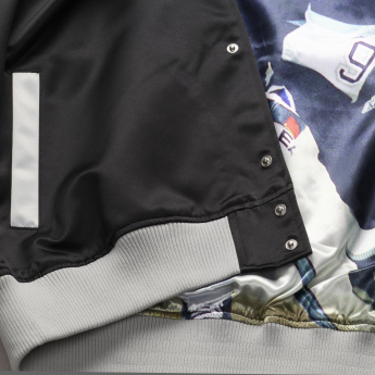 Los Angeles Kings geacă de bărbați NHL Wayne Gretzky #99 Player Lightweight Satin Jacket