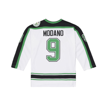 Minnesota North Stars tricou de hochei NHL Mike Modano #9 1991 Power Play White Jersey