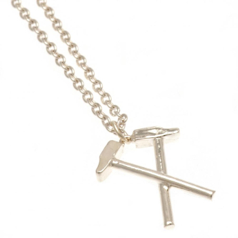 West Ham United lănțișor de gât cu pandantiv Silver Plated Boxed Hammers Pendant