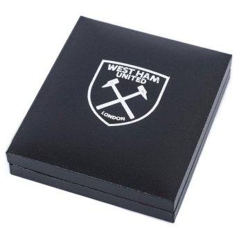 West Ham United lănțișor de gât cu pandantiv Silver Plated Boxed Hammers Pendant