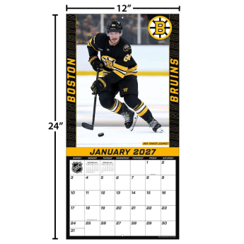 Boston Bruins calendar NHL 2027 Wall