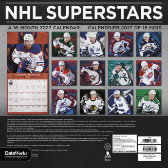 NHL produse calendar 2027 Wall