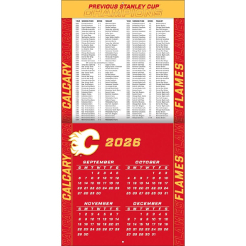 Calgary Flames calendar NHL 2027 Wall