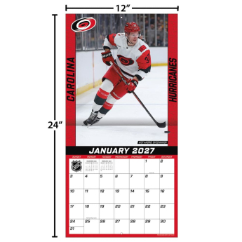 Carolina Hurricanes calendar NHL 2027 Wall