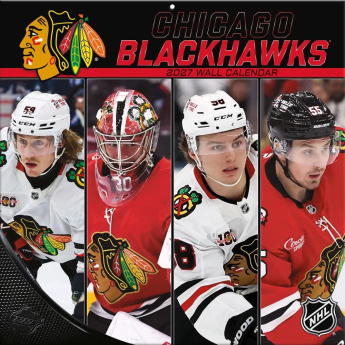 Chicago Blackhawks calendar NHL 2027 Wall
