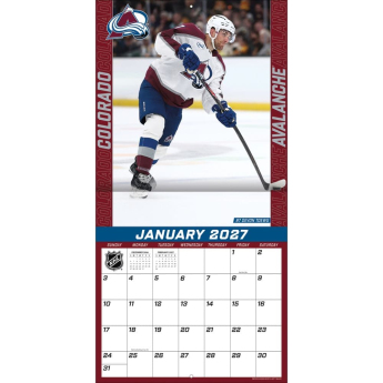 Colorado Avalanche calendar NHL 2027 Wall