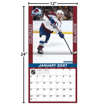 Colorado Avalanche calendar NHL 2027 Wall