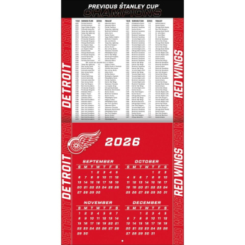 Detroit Red Wings calendar NHL 2027 Wall