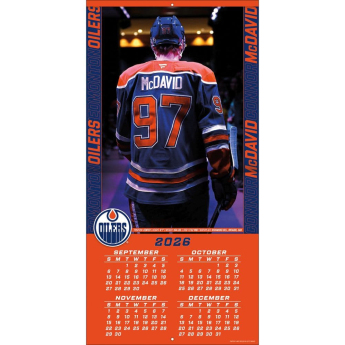 Edmonton Oilers calendar NHL #97 Connor McDavid 2027 Wall