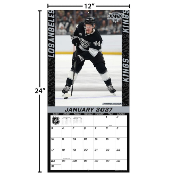 Los Angeles Kings calendar NHL 2027 Wall