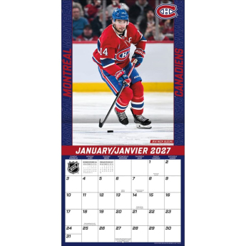 Montreal Canadiens calendar NHL 2027 Wall