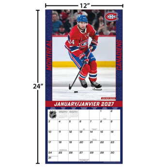 Montreal Canadiens calendar NHL 2027 Wall