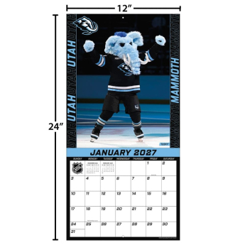 NHL produse calendar Mascots 2027 Wall