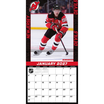 New Jersey Devils calendar NHL 2027 Wall