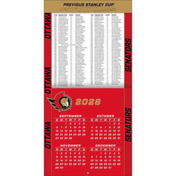 Ottawa Senators calendar NHL 2027 Wall