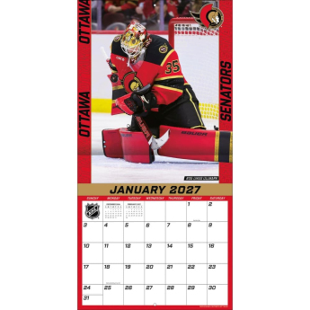 Ottawa Senators calendar NHL 2027 Wall