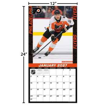 Philadelphia Flyers calendar NHL 2027 Wall