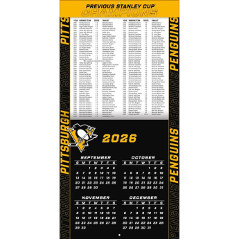 Pittsburgh Penguins calendar NHL 2027 Wall