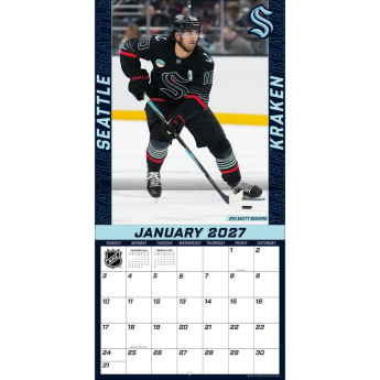 Seattle Kraken calendar NHL 2027 Wall