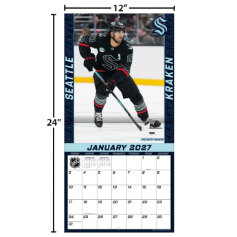 Seattle Kraken calendar NHL 2027 Wall