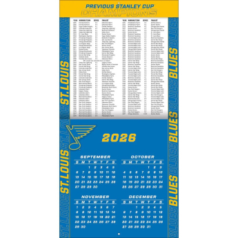 St. Louis Blues calendar NHL 2027 Wall