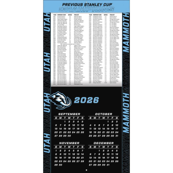 Utah Hockey Club calendar NHL 2027 Wall