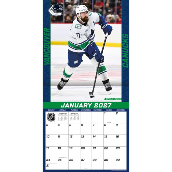 Vancouver Canucks calendar NHL 2027 Wall