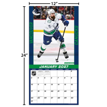 Vancouver Canucks calendar NHL 2027 Wall