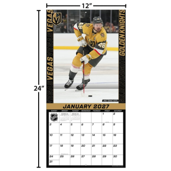 Vegas Golden Knights calendar NHL 2027 Wall