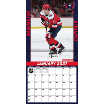 Washington Capitals calendar NHL 2027 Wall