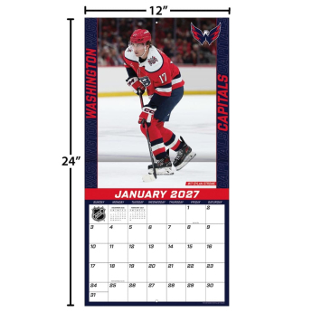 Washington Capitals calendar NHL 2027 Wall