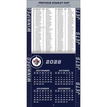 Winnipeg Jets calendar NHL 2027 Wall