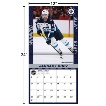 Winnipeg Jets calendar NHL 2027 Wall