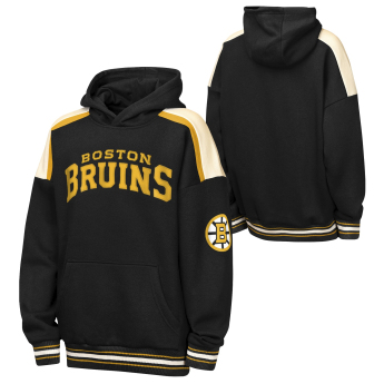 Boston Bruins hanorac cu glugă pentru copii NHL Camaraderie Oversized Colorblock Fleece