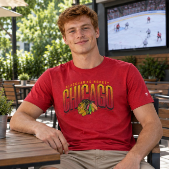 Chicago Blackhawks tricou de bărbați Arch Graphic red