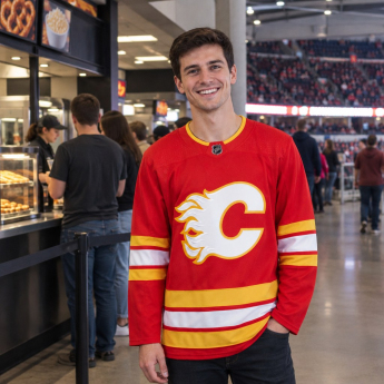Calgary Flames tricou de hochei adizero Home Primegreen Authentic Pro