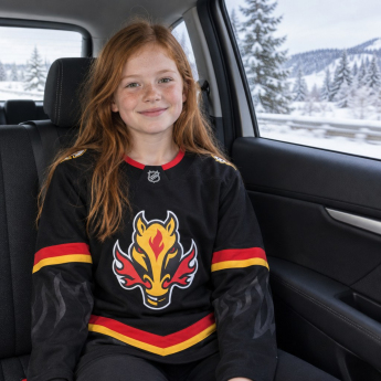 Calgary Flames tricou de hochei pentru copii Premier Alternate