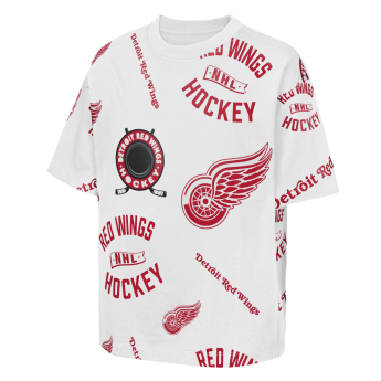 Detroit Red Wings tricou de copii NHL Unstoppable All Over Print Short Sleeve Elevated
