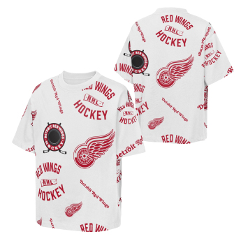 Detroit Red Wings tricou de copii NHL Unstoppable All Over Print Short Sleeve Elevated