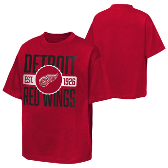 Detroit Red Wings tricou de copii NHL Shot Speed Short Sleeve Elevated