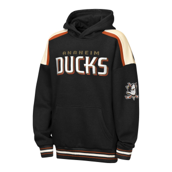 Anaheim Ducks hanorac cu glugă pentru copii NHL Camaraderie Oversized Colorblock Fleece