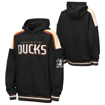 Anaheim Ducks hanorac cu glugă pentru copii NHL Camaraderie Oversized Colorblock Fleece