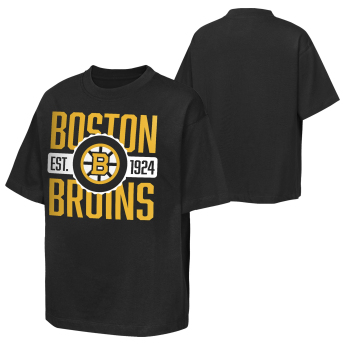 Boston Bruins tricou de copii NHL Shot Speed Short Sleeve Elevated