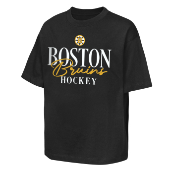 Boston Bruins tricou de copii NHL Overtime Winner Short Sleeve Elevated