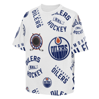 Edmonton Oilers tricou de copii NHL Unstoppable All Over Print Short Sleeve Elevated