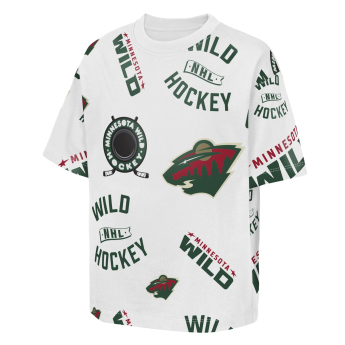 Minnesota Wild tricou de copii NHL Unstoppable All Over Print Short Sleeve Elevated